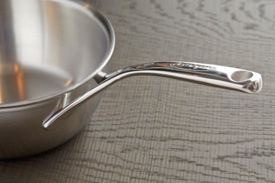 Poêle conique, pour cuisson sauté, 7 couches, 20 cm/2 l, gamme Atlantis, inox - Demeyere
