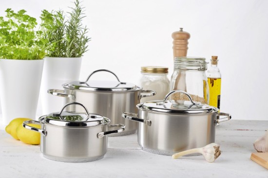Kastrul kaanega, 20 cm/3 l "Resto", roostevaba teras - Demeyere
