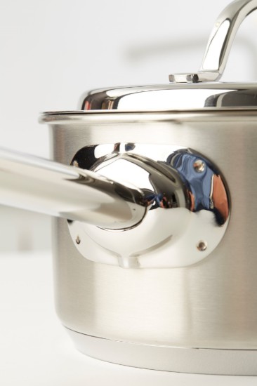 Pentola in acciaio inox, con coperchio, 14 cm/1 L, "Resto" - Demeyere
