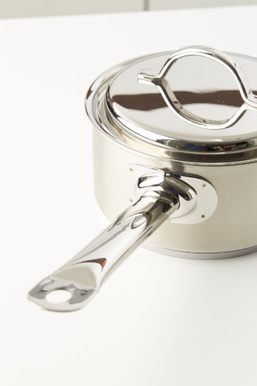 Pentola in acciaio inox, con coperchio, 14 cm/1 L, "Resto" - Demeyere