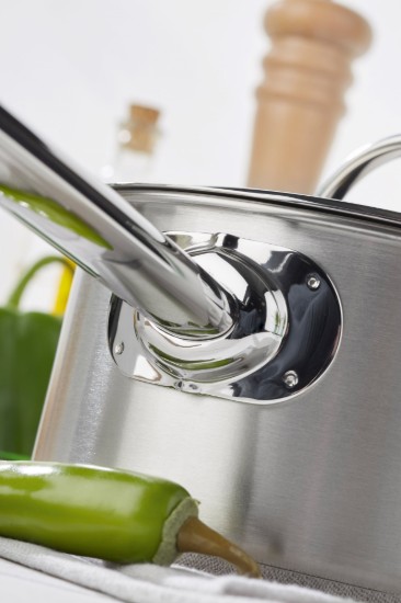 Pentola in acciaio inox, con coperchio, 14 cm/1 L, "Resto" - Demeyere