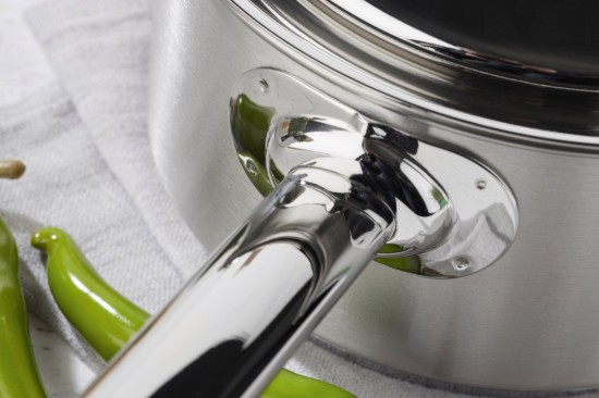 Casseruola con coperchio, 16 cm / 1,5 l "Resto", acciaio inox - Demeyere