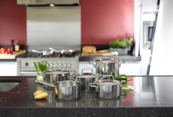 Saucepan with lid, 16 cm / 1.5 l "Apollo", stainless steel - Demeyere