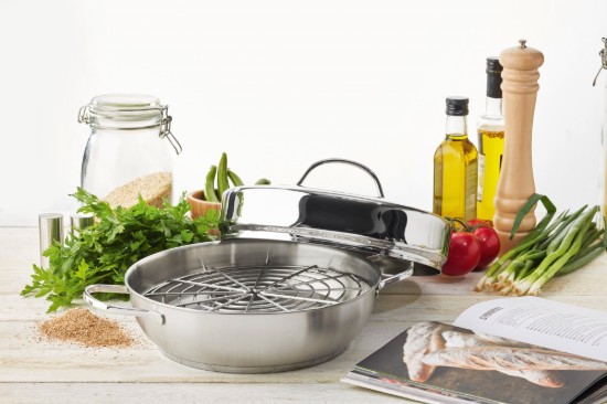 Καπνιστή από ανοξείδωτο ατσάλι, 28 cm, "Specialties" - Demeyere