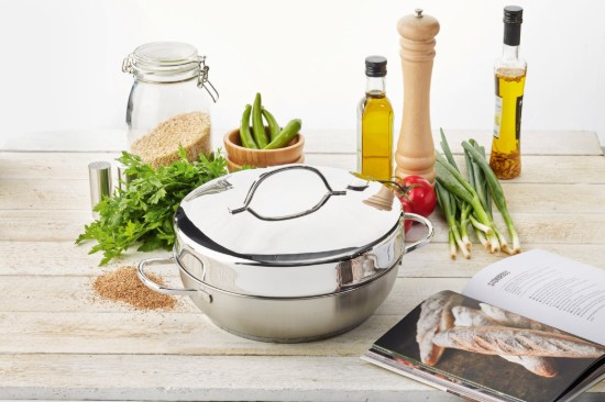 Καπνιστή από ανοξείδωτο ατσάλι, 28 cm, "Specialties" - Demeyere