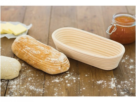 Cestino ovale per la lievitazione dell'impasto, in vimini, 40 x 15 cm - Westmark