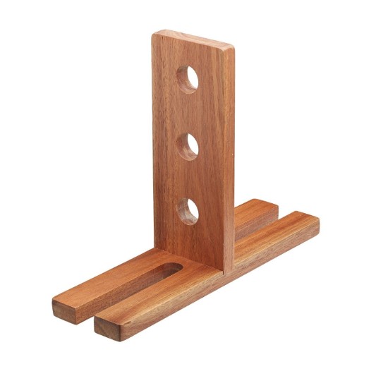 Houder voor flessen en drinkglazen, 35 x 27 x 10 cm, gemaakt van hout - Kitchen Craft