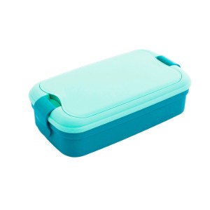 Food container with cutlery set, plastic, Blue - Curver