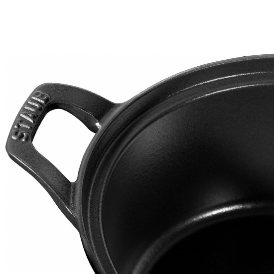Oala Cocotte fonta 20 cm/2,45 l  "La Coquette", Black - Staub