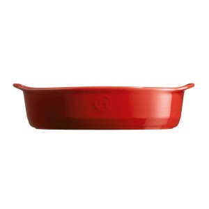 Ovale keramische ovenschaal, 27.5 x 17.5 cm/1.3 L, Burgundy - Emile Henry