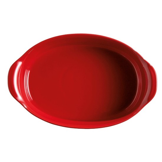 Teglia ovale in ceramica, 27,5 x 17,5 cm/1,3 L, Borgogna - Emile Henry