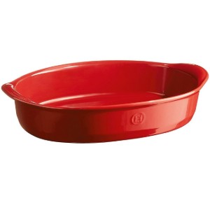 Teglia ovale in ceramica, 41,5 x 26,5 cm/ 3,8 l, Burgundy - Emile Henry