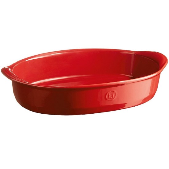 Ovale keramische ovenschaal, 41,5 x 26,5 cm/ 3,8 l, Burgundy - Emile Henry