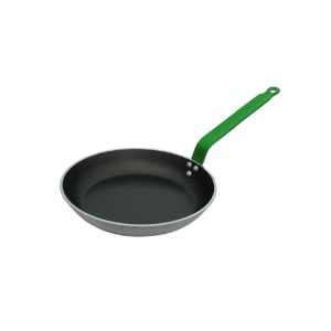 Antiaanbakpan, aluminium, 20 cm, "CHOC HACCP", groen - de Buyer