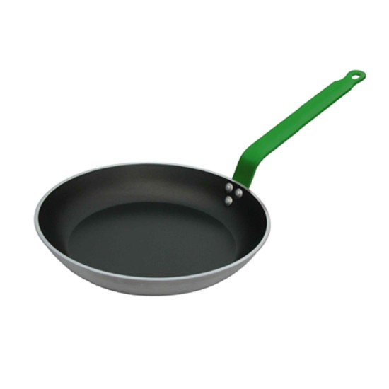 Padella antiaderente, alluminio, 28 cm "CHOC HACCP", verde - de Buyer