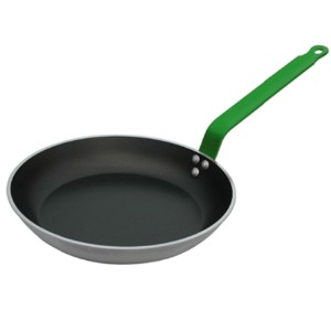 Koekenpan met antiaanbaklaag, 32 cm, "CHOC HACCP", Groen - de Buyer