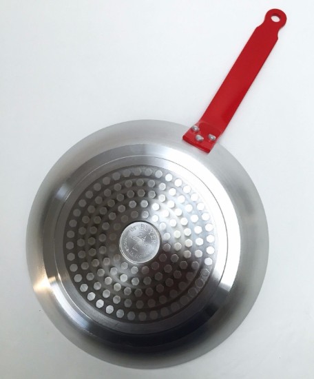 Anti-aanbakpan, 28 cm, "Choc Resto Induction HACCP", Rood - de Buyer