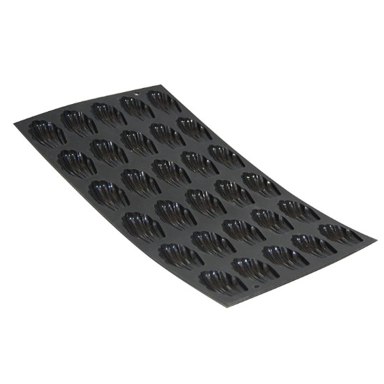 Silicone mold for 30 madlenes, 30 x 17.5 cm - "de Buyer" brand
