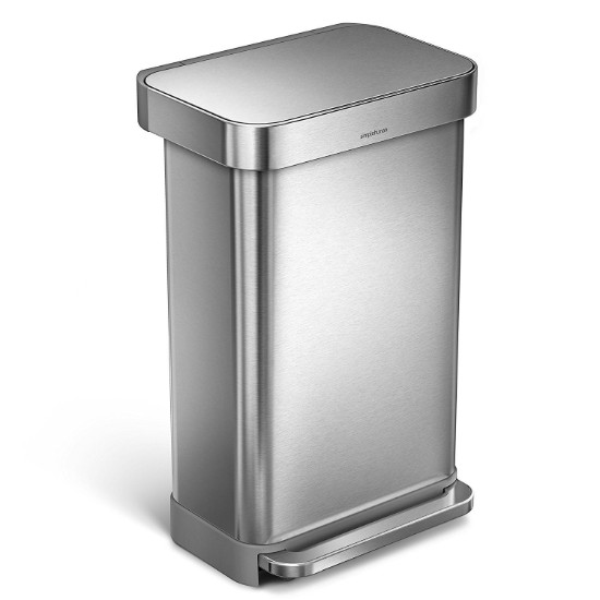 Pedaalemmer, 45 L, roestvrij staal - simplehuman