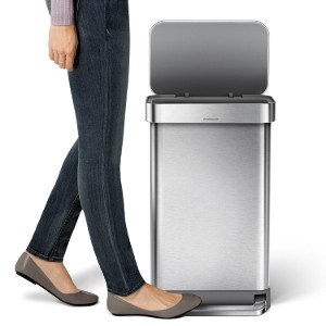 Pedaalemmer, 45 L, roestvrij staal - simplehuman
