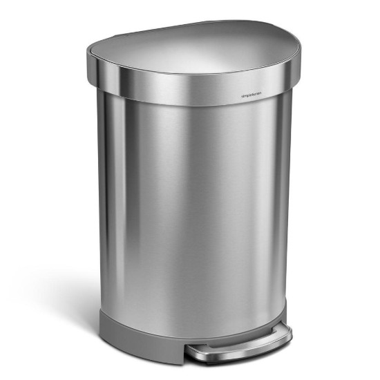 Pedaalemmer, 60 L, roestvrij staal - simplehuman