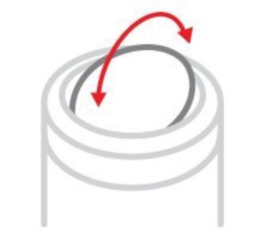 Trash can, 55 L, azzar li ma jissaddadx - marka "simplehuman".