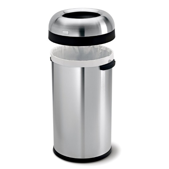 Pattumiera, 60 L, acciaio inossidabile - simplehuman