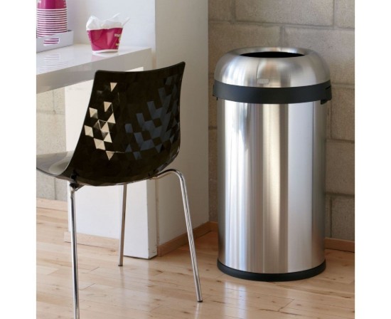 Pattumiera, 60 L, acciaio inossidabile - simplehuman