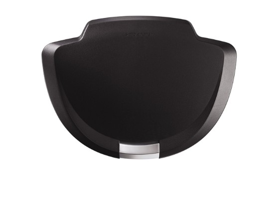 Pattumiera con pedale, 50 L, semitonda, plastica, Nero - simplehuman