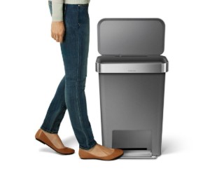 Pattumiera a pedale, 45 L, plastica - simplehuman
