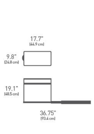 Pattumiera a scomparsa, 30 L - simplehuman