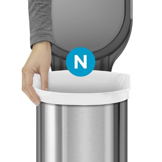 Sacchetti della spazzatura, codice N, 45-50 L / 20 pezzi, plastica - simplehuman
