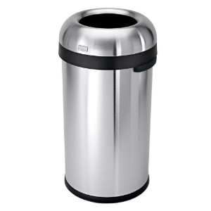 Trash can, 80 L, stainless steel - simplehuman
