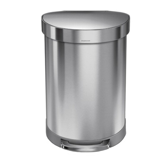 Pedaalemmer, 60 L, roestvrij staal - simplehuman