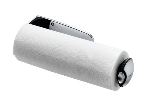 Papieren handdoekrolhouder, 33,3 cm, roestvrij staal - simplehuman