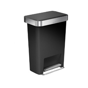 Pattumiera a pedale, 45 L, plastica - simplehuman