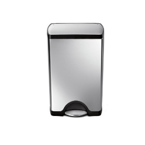 Pedaalprullenbak, 38 L, roestvrij staal - simplehuman