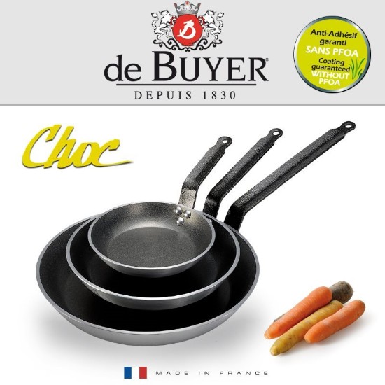 Padella antiaderente "CHOC", 30 cm - marchio "de Buyer".