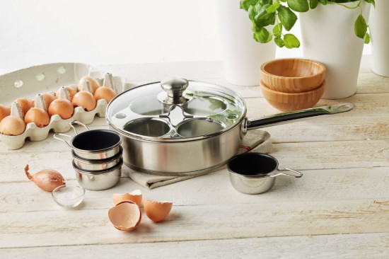 Egg cooker pan, with lid, 22 cm, Gourmet - Demeyere