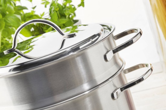 Set for boiling pasta, 20 cm/4 l, Specialties range, stainless steel - Demeyere
