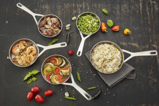 Sauteuse, acier inoxydable, 3 plis, 14 cm « Mini » - Demeyere