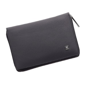 8-delige nagelverzorgingsset, gesatineerd roestvrij staal, zwart leren etui, TWINOX - Zwilling