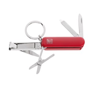 Multifunctionele manicure tool, RVS, Rood - Zwilling Classic Inox