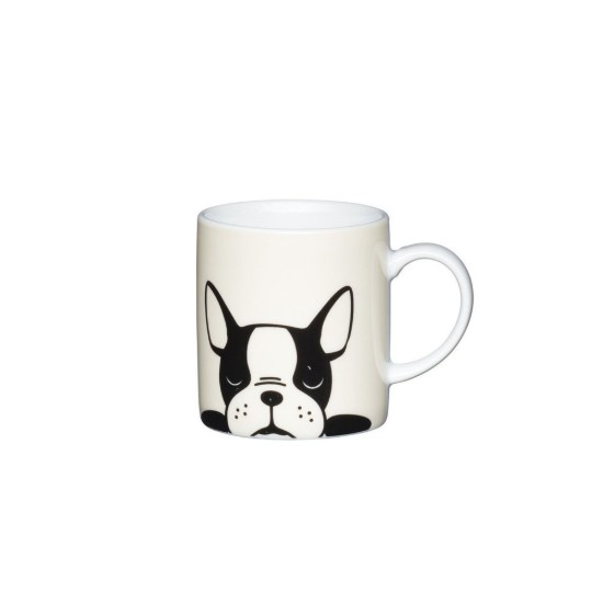 Ceasca espresso "French bulldog" din portelan, 80 ml - Kitchen Craft