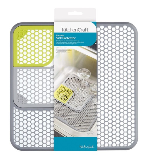Supporto per stendi stoviglie, 30 x 30 cm, silicone - di Kitchen Craft