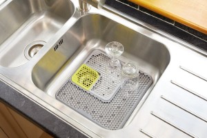 Supporto per stendi stoviglie, 30 x 30 cm, silicone - di Kitchen Craft