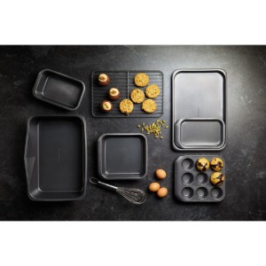 Set per la cottura 7 pezzi, 41 x 31 cm, acciaio al carbonio - di Kitchen Craft