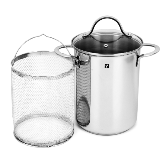 Pentola per asparagi, acciaio inossidabile, 16 cm/4,2 L - Zokura