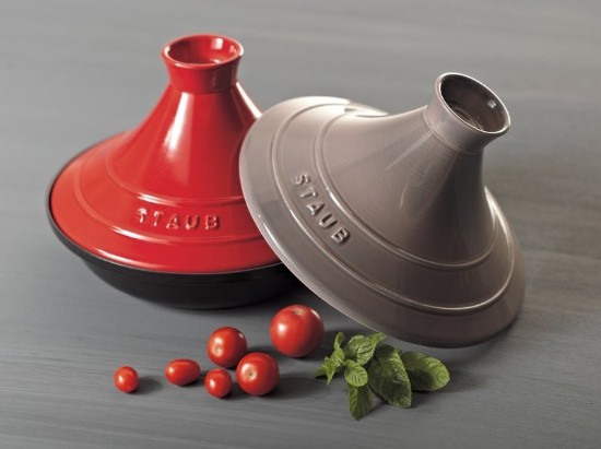 Tajine in ghisa con coperchio in ceramica, 28 cm, Cherry - Staub 
