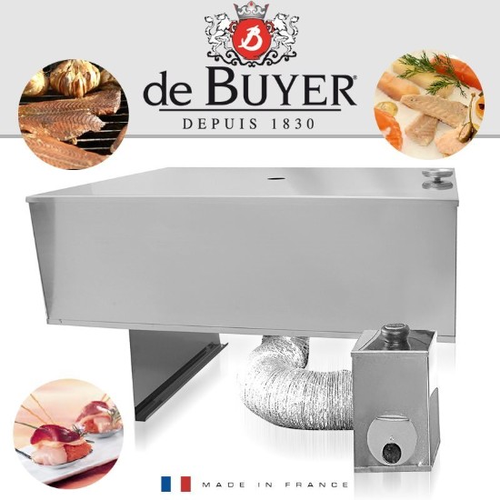 Rvs rokerij, 31 x 31 cm - de Buyer